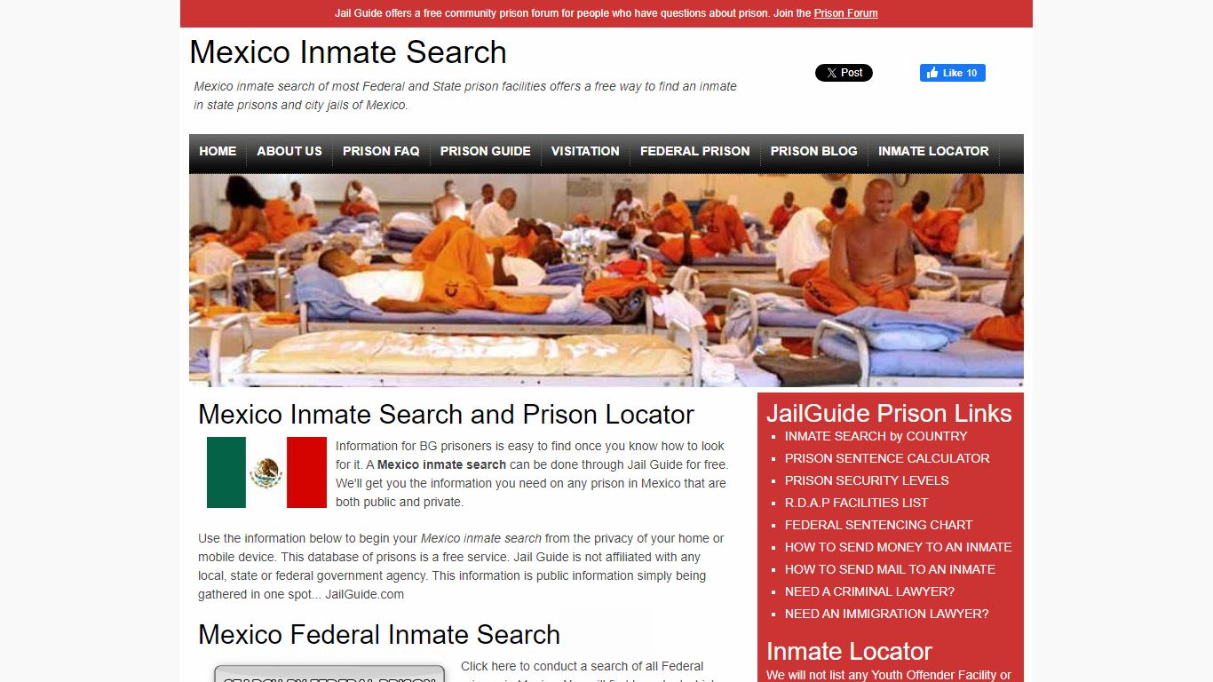 Mexico Inmate Search and Prison Lookup - Jail Guide